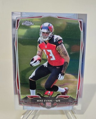 2014 Topps Chrome MIKE EVANS *ROOKIE* #185 Tampa Bay Buccaneers