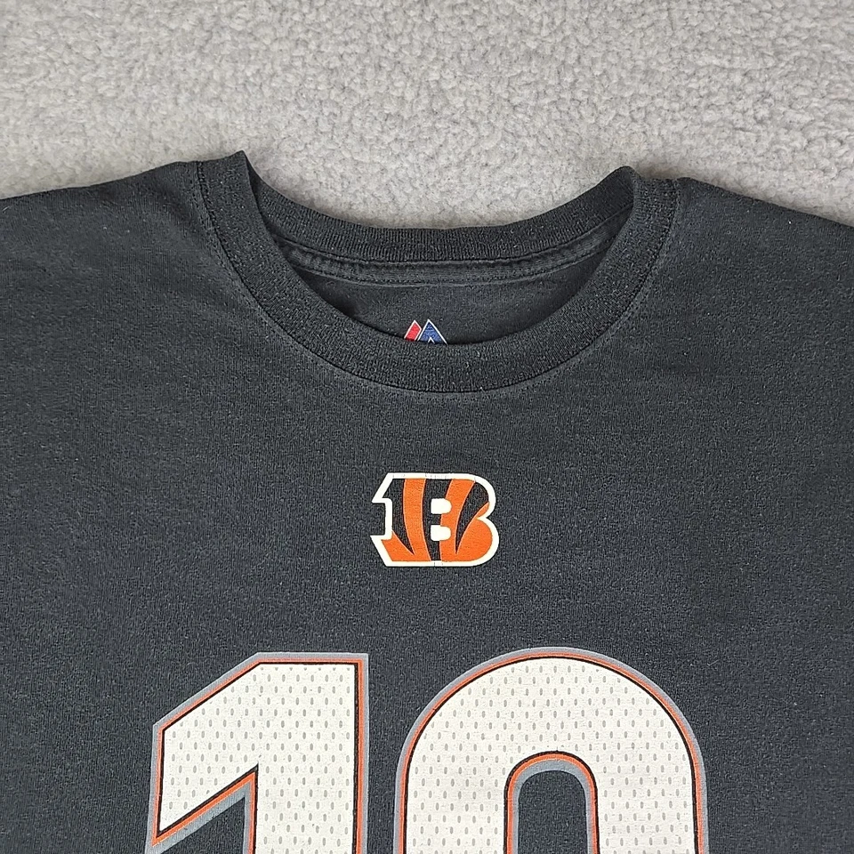 Camiseta para hombre Cincinnati Bengals AJ verde majestuosa gráfica XL negra NFL Foto 3 de 4