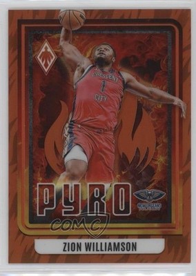 2023-24 Panini Phoenix Pyro Orange 11/49 Zion Williamson #24 7y2