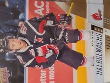 2017-18 Upper Deck CHL Jayden Halbgewachs #41 Moose Jaw Warriors
