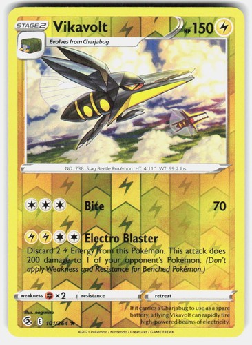 Pokemon Vikavolt SWSH08: Fusion Strike #101/264 NM