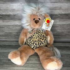 Vintage Gund Tarz Caveman Lion Plush Stuffed Animal