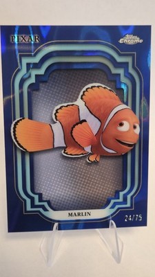 2024 Topps Chrome Disney Marlin /75 Pixar Finding Nemo