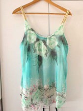 Confezione dItaly Damen Chiffon Trägershirt ...