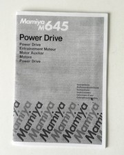 Mamiya Power Drive Instruction Manual for M645: Reprint