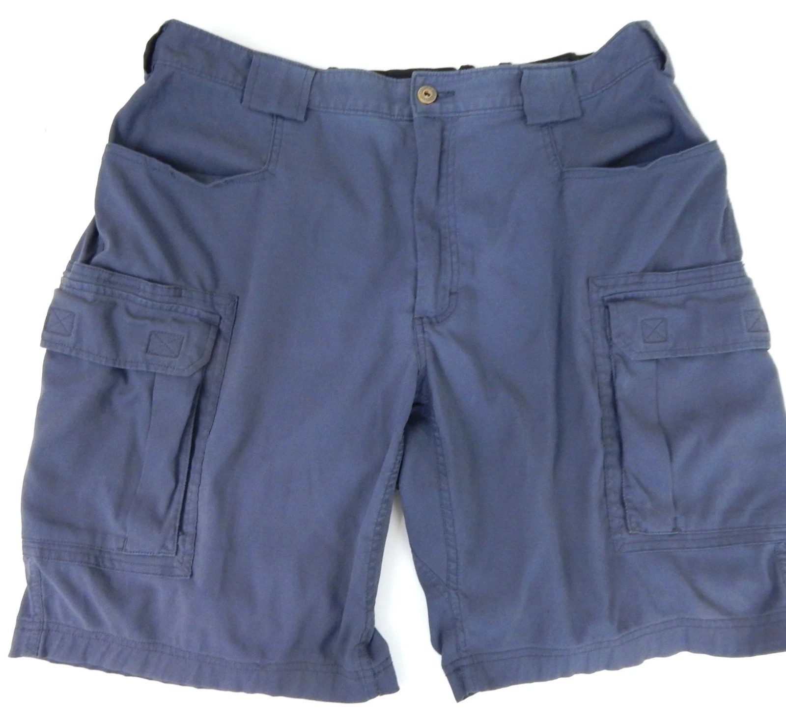 Duluth Trading XL Cargo Shorts Blue Tactical Utility Hiking Outdoor Multi Pocket