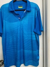 PGA Tour Pro Series Men s polo shirt xl Blue polyester rn 37763 sku 24173