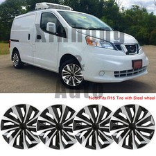For Nissan Nv200 4pcs 15 Hubcaps Wheel Covers Rims Hub Caps Fit R15 Steel Wheel