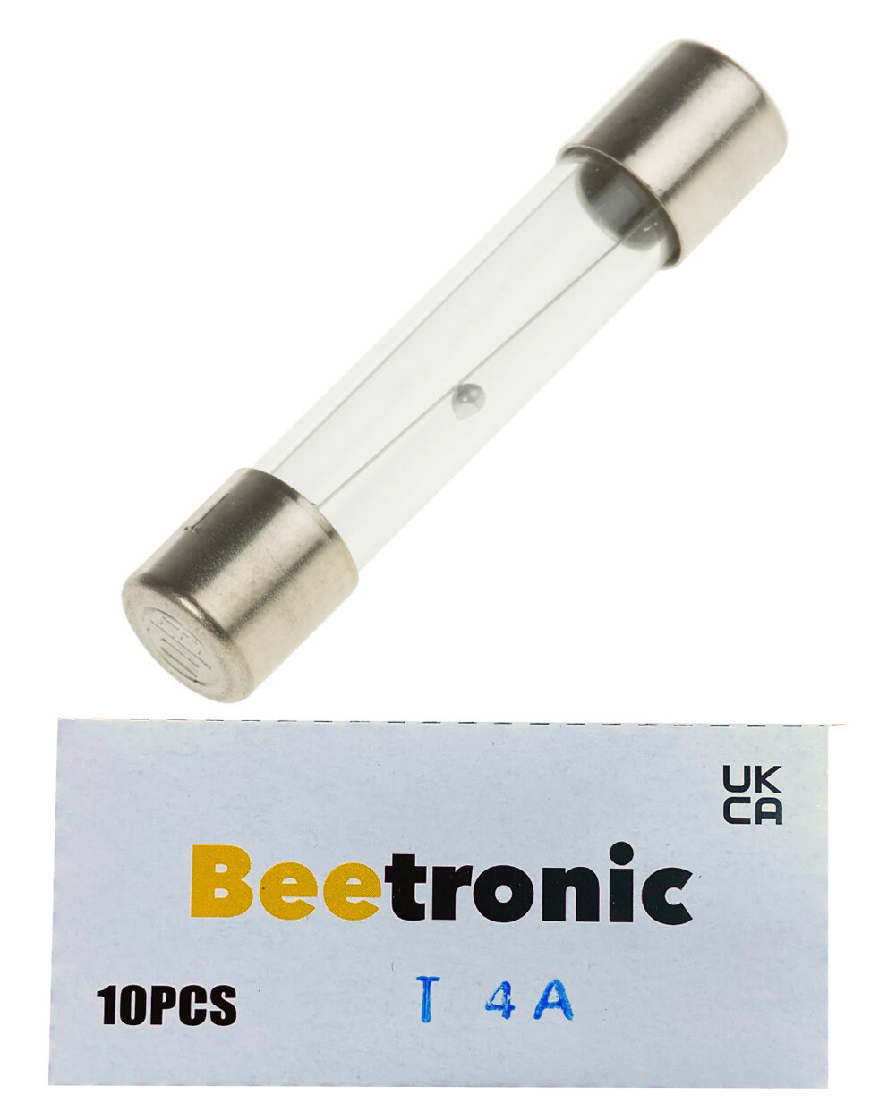 Beetronic 10 x T4A 4A 4 Amp Anti Surge Time Delay Glass Fuse 32x6mm 250v