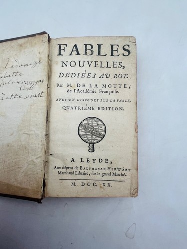 Fables nouvelles, dédiées au Roi. Par M. de La Motte, de l’Académie Françoise. A - Picture 1 of 8