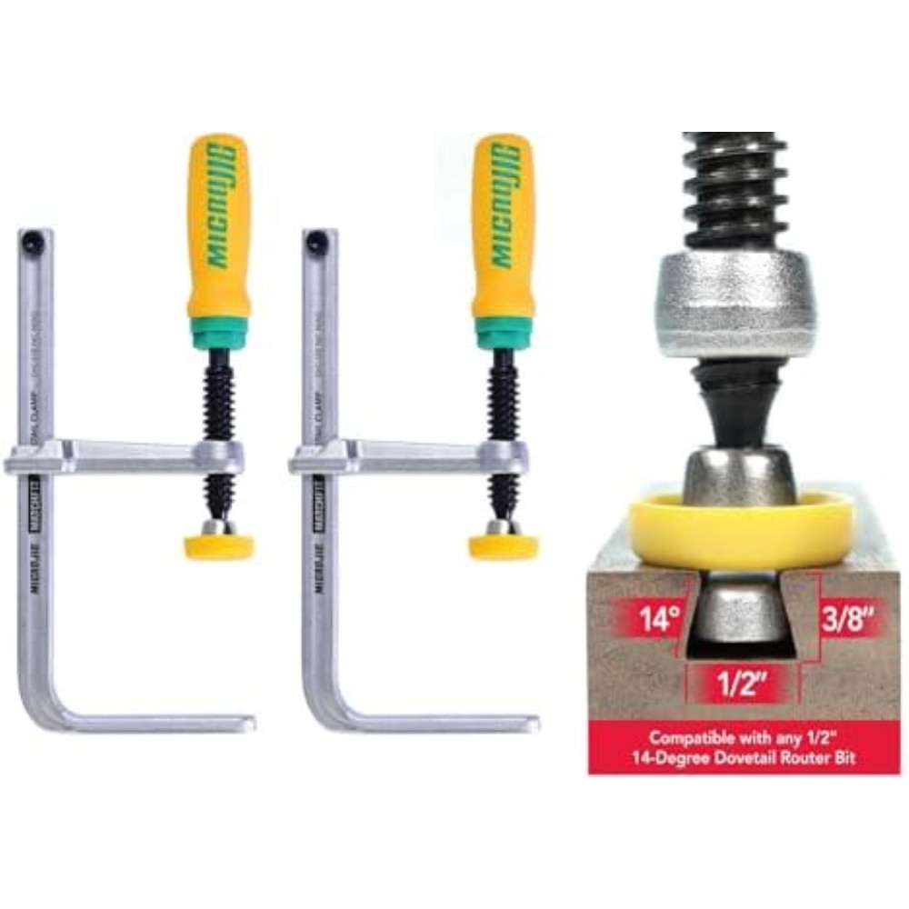 MICROJIG DVC-538K2 Morsetti Coda di Rondine per Falegnameria