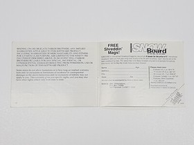 Heavy Shreddin' Authentic Original NES Nintendo Manual Only