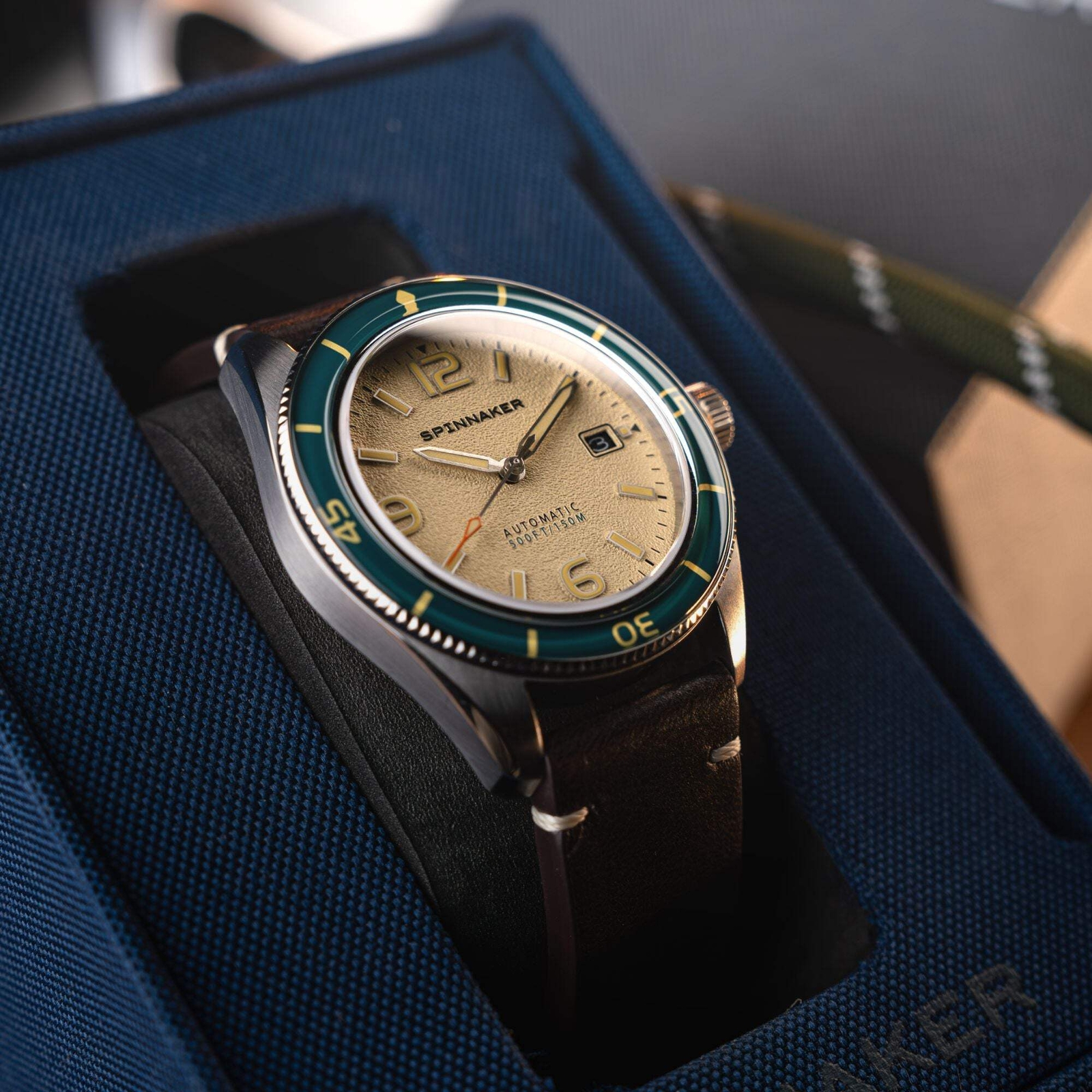 Spinnaker Fleuss Stainless Steel 43mm Japanese Automatic Wristwatch SP-5055-0G