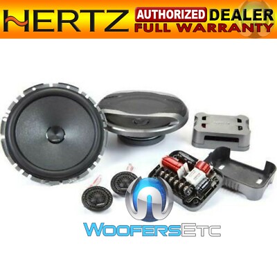 HERTZ CK165F CENTO 6.5'' 270W SHALLOW COMPONENT SPEAKERS TWEETERS CROSSOVERS NEW
