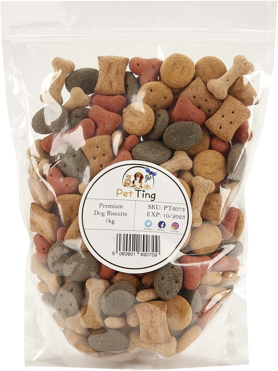 Premium Dog Biscuit Mix 1kg Bag