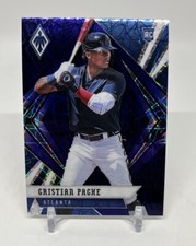 2021 Panini Chronicles Cristian Pache Phoenix #23 Blue Velocity Prizm RC