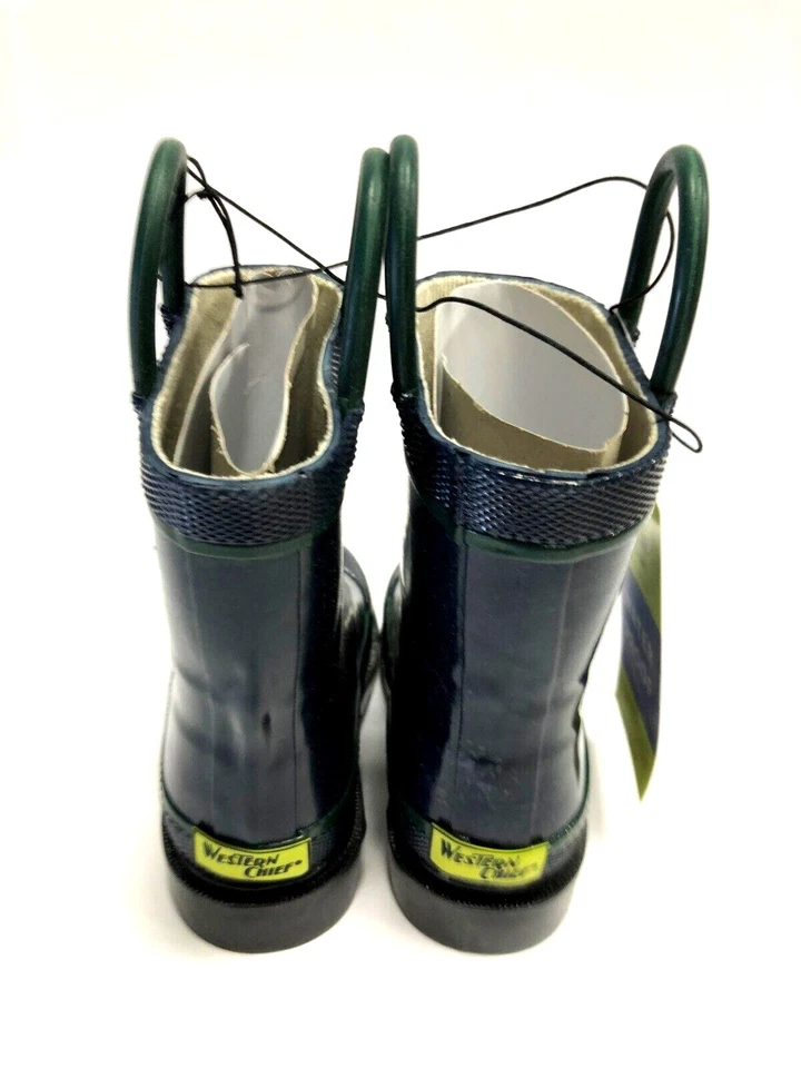 Botas de lluvia Western Chief Little Boys azul marino talla 7 M Foto 2 de 4