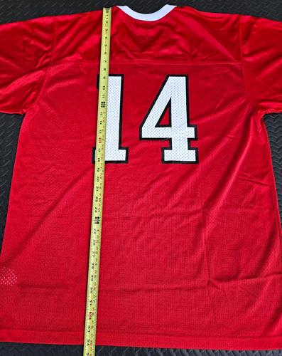 Nike NCAA Rutgers Scarlet Knights Mike Teel #14 Football Jersey Mens Sz XL Red - Picture 13 of 14