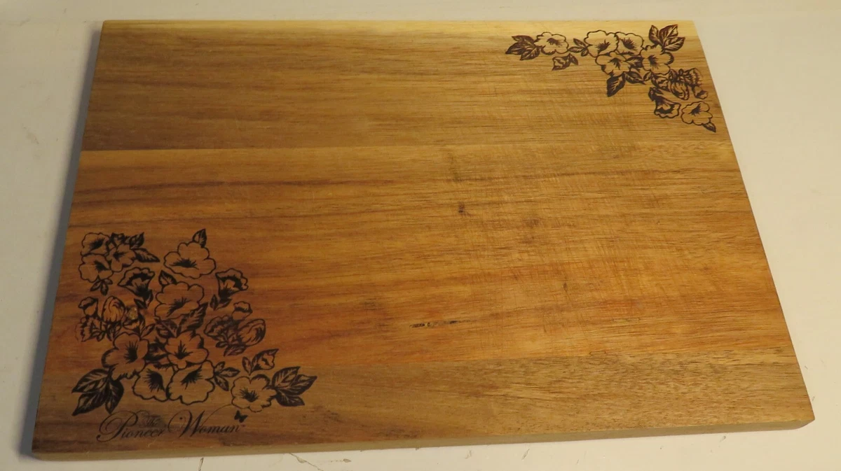 Pioneer woman on sale wood cutting board