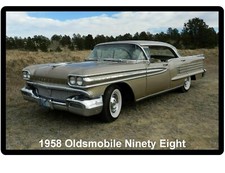 1958 Oldsmobile Ninety Eight Refrigerator Tool Box Magnet