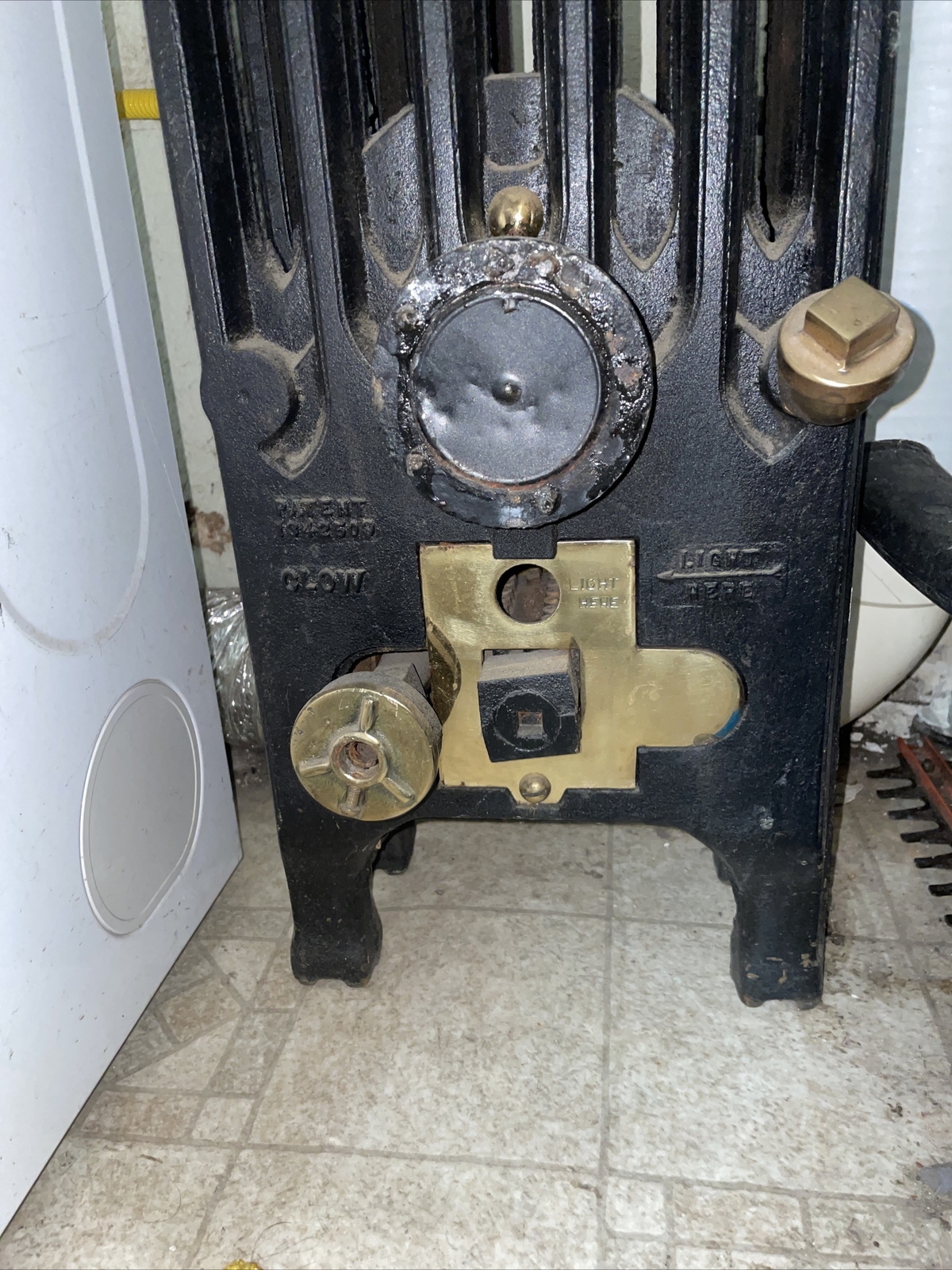 Clow Gasteam Antique Cast-Iron Radiator | eBay