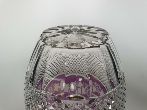 Designer Vase, Kristallglas, Glasvase, wunderschöne alte deutsche Handwerkskunst - Bild 8 von 12