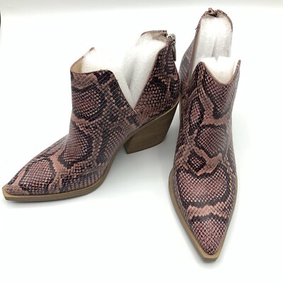 Vince Camuto Gigietta Bootie Snakeskin $149 Vince Camuto Gigietta Snakeskin  Boot Spiced Sand-Multi