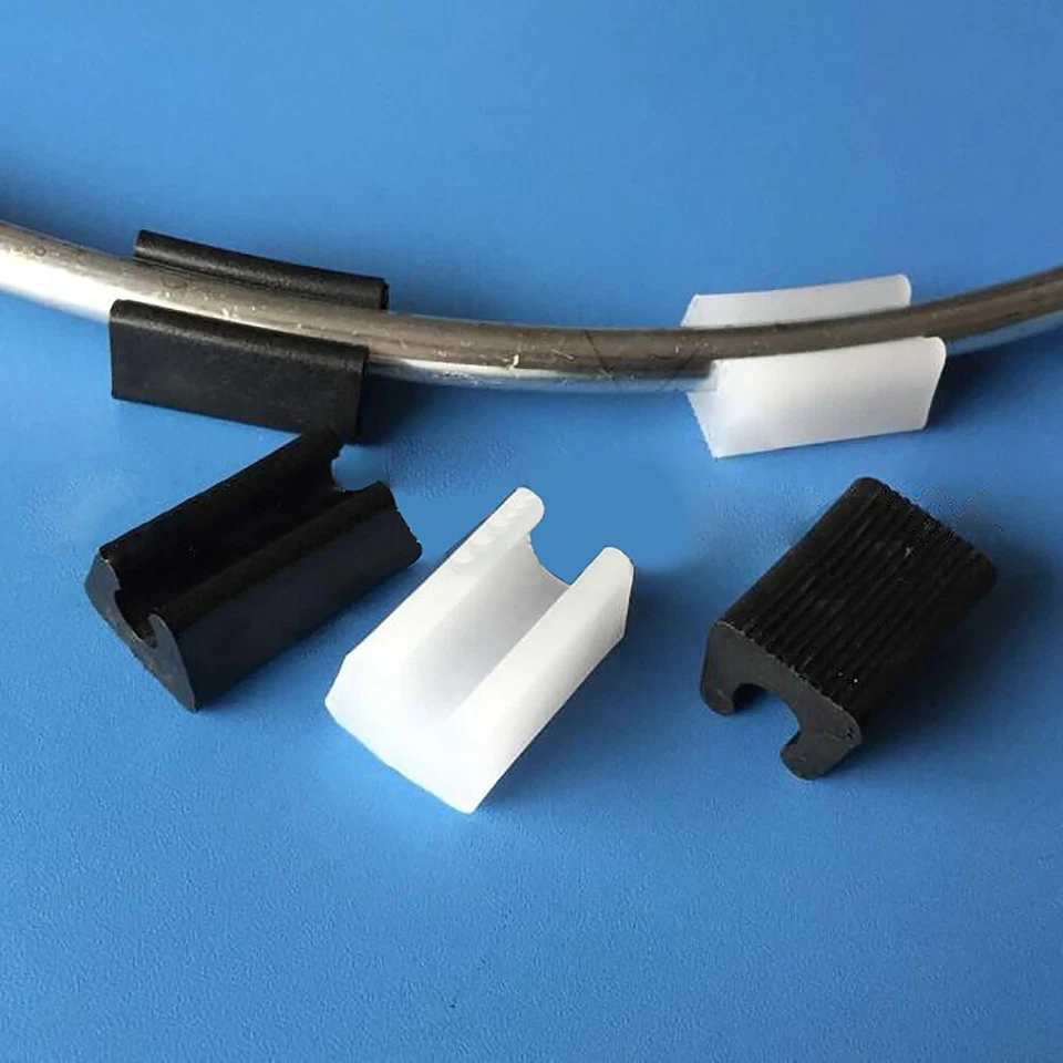 Almofada de perna para cadeira pés móveis tubo almofada traseira banquinho tubo braçadeira amortecedor 6mm-14mm - Imagem 2 de 4