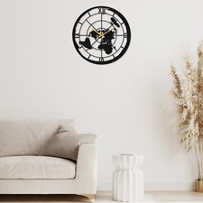 Las mejores ofertas en Gold Modern Standard Wall Clocks