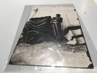 4x6in Photo 1900’s WH Jackson Navajo woman with weaving from Glass Plate — photo 2
