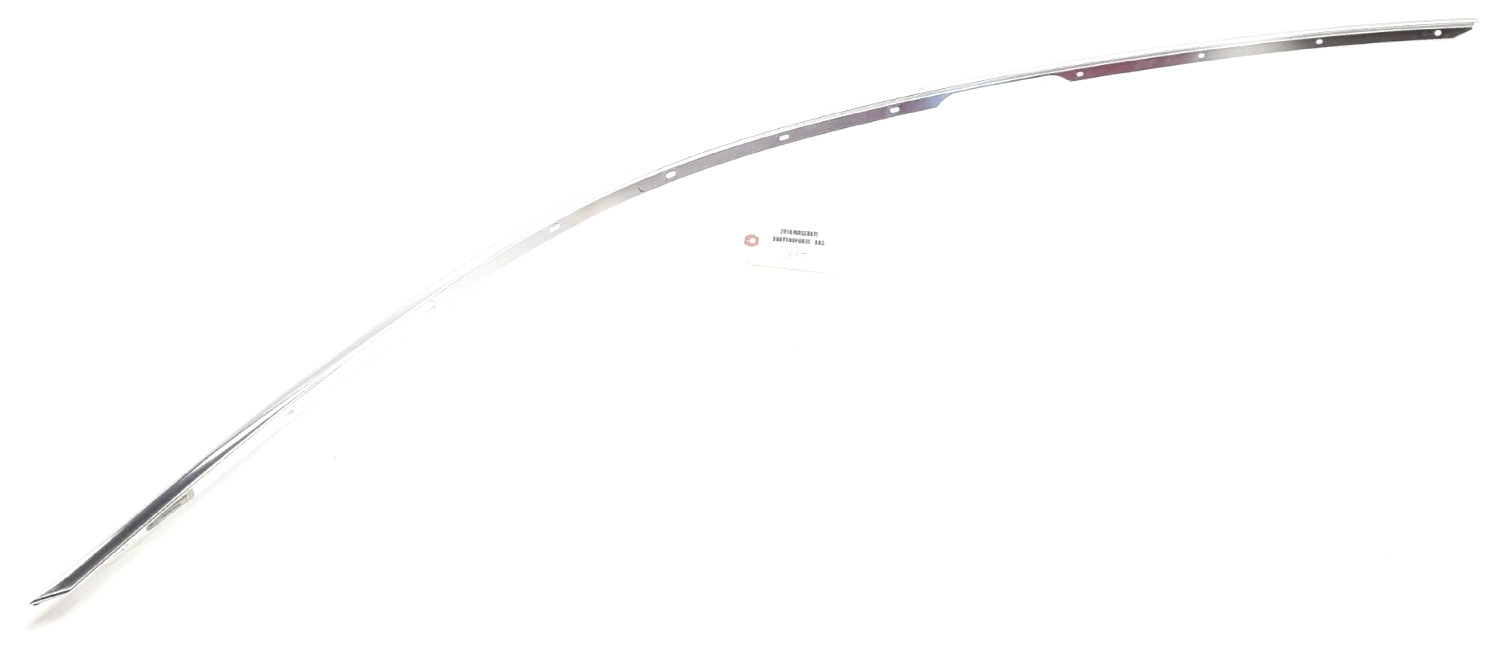 2014-2020 MASERATI QUATTROPORTE LEFT DRIVER ROOF CHROME MOLDING OEM.