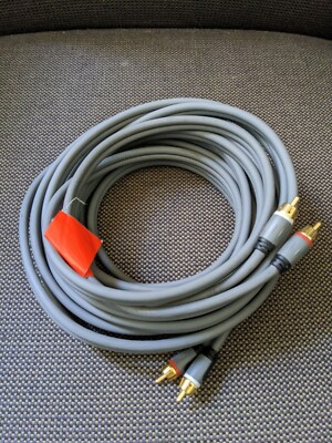 Rocketfish 24ft. Stereo Audio RCA Cable RF-G1213 Speaker 24k Gold Plate