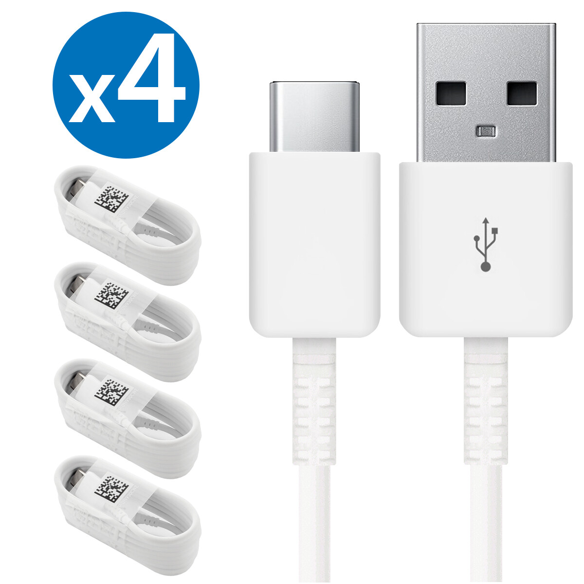 Galaxy S10 Galaxy S8 Usb Cable 4-Pack For Samsung USB Type C Fast