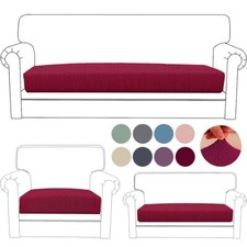 1 2 3 Seater Sofa Cushion Cover Couch Seat Slipcover Stretch Furniture Protector