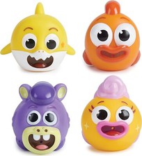 Baby Shark Bath Squirt Toy 4-Pack