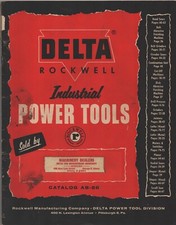 Delta Rockwell Industrial Power Tools Catalog - 1956 - AB-56 - 76 Pages