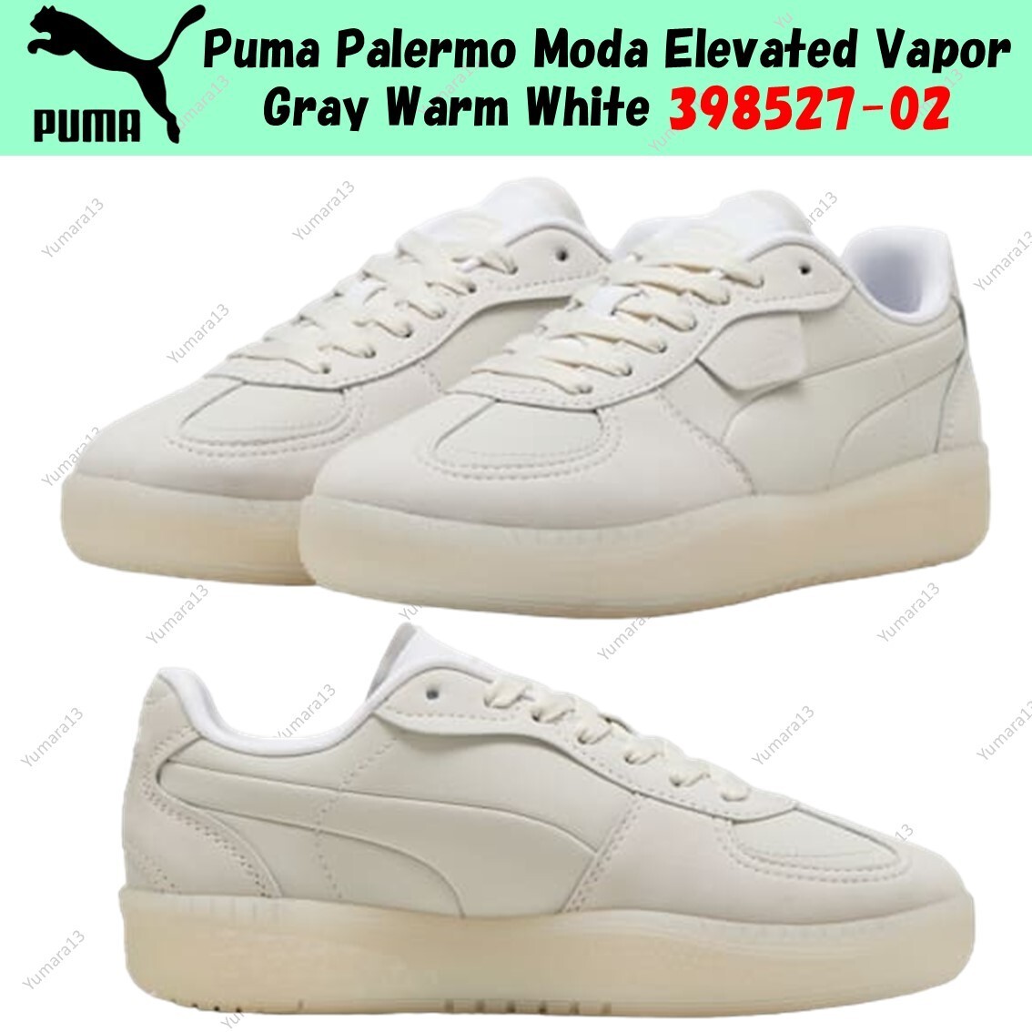 Puma Palermo Moda Elevated Vapor Gray Warm White 398527-02