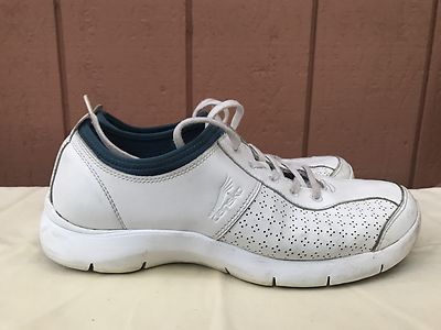 Dansko Womens Elise Lace-Up Sneaker All White Leather EU 40