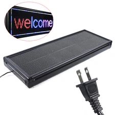 LED SIGN 3-COLOR PROGRAMMABLE OUTDOOR LED SCROLLING MESSAGE BOARD SIGN 40“x15”