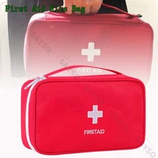 Red  First Aid Kit Emergency Bag Home Car Outdoor All Purpose Kit Portable Bag