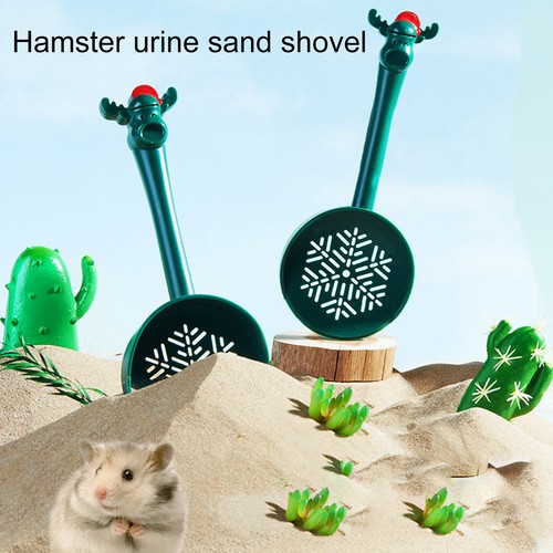 Pet Sand Scoop 2mm Dense Hole Laborsaving Guinea Pig Poop Scooper Pet