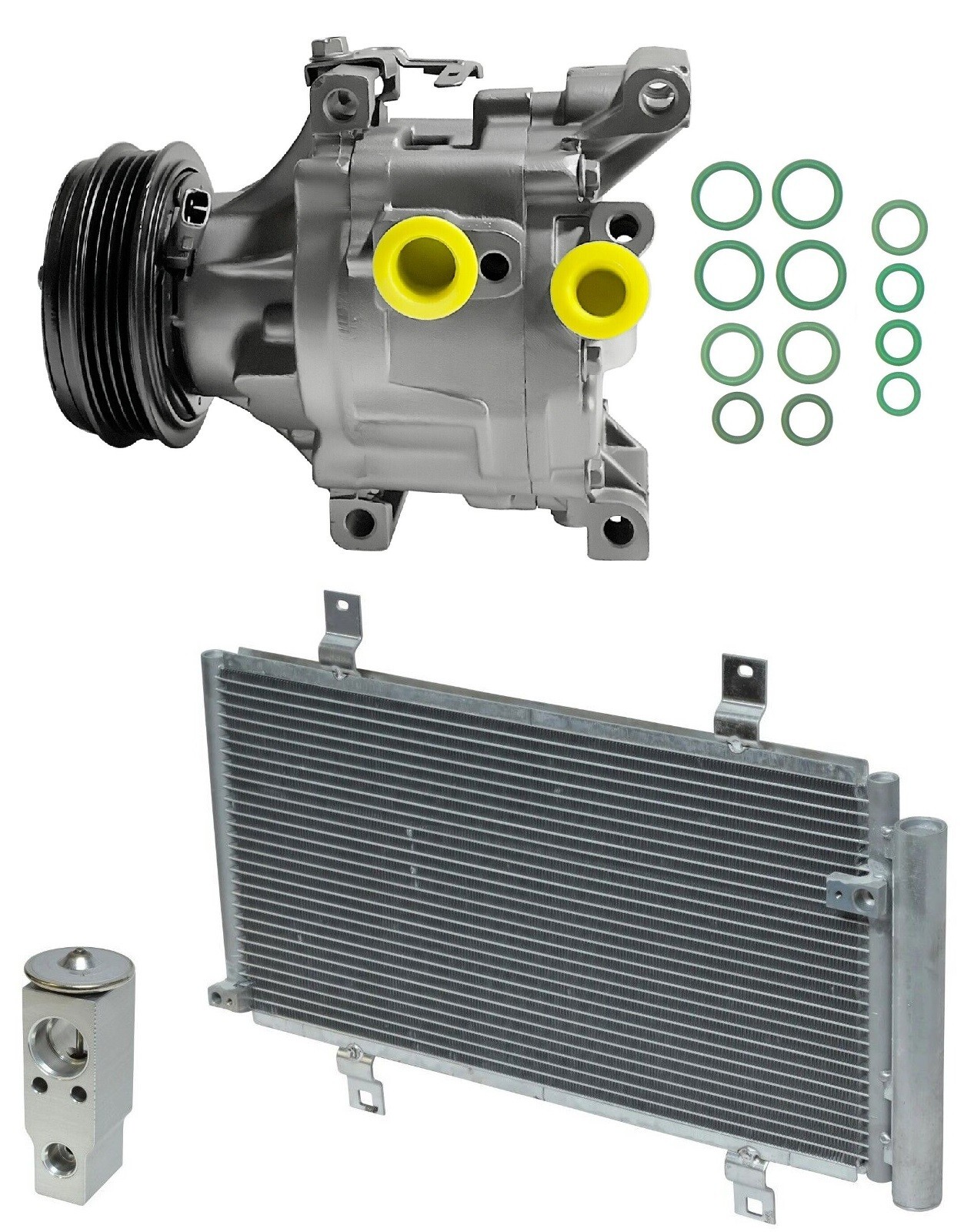 RYC Remanufactured AC Compressor Kit W/Condenser ED92A Fits Mazda RX-8 ...