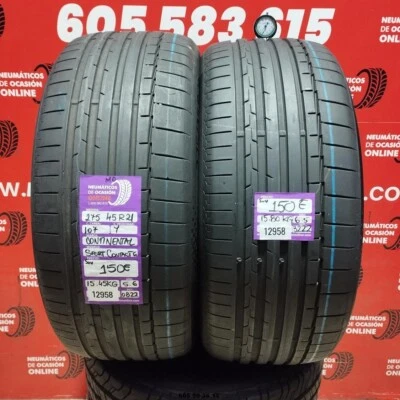 2x 275 40 R21 107Y CONTINENTAL SPORT CONTACT6 MO SUV 5.6/6.5mm REF:12958 - Imagen 1 de 4