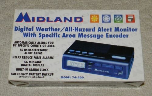 Midland 74-200: Digital Weather / All-Hazard Alert Monitor - PLEASE READ