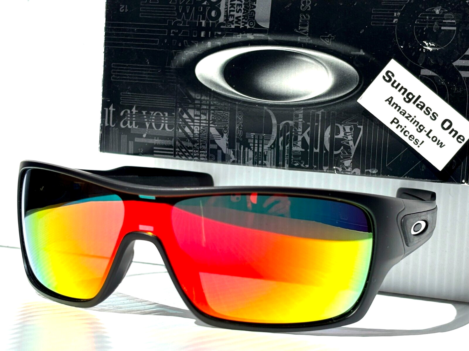 Iridium Polarized Oakley Turbine Rotor Ruby Iridium NEW Oakley