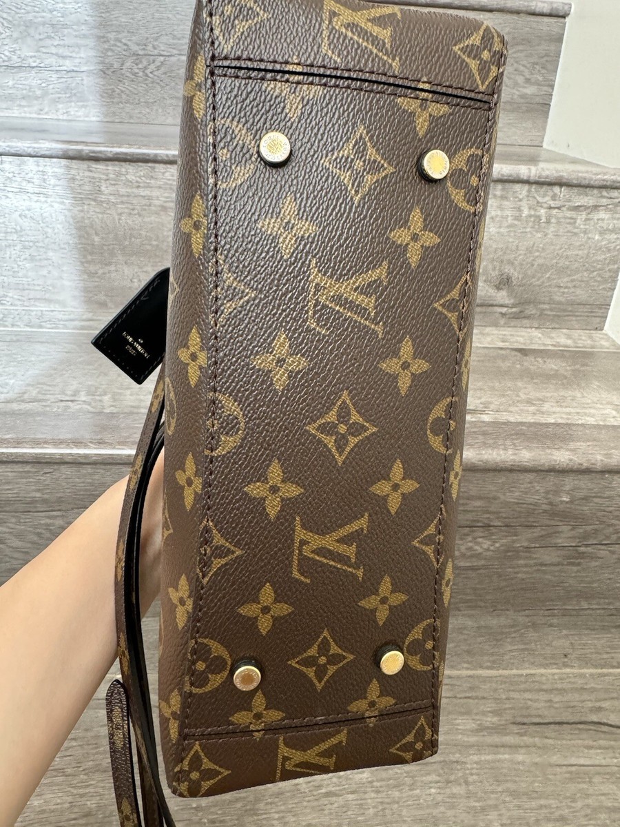 Louis Vuitton One Handle Flap Bag Monogram Canvas and Leather MM