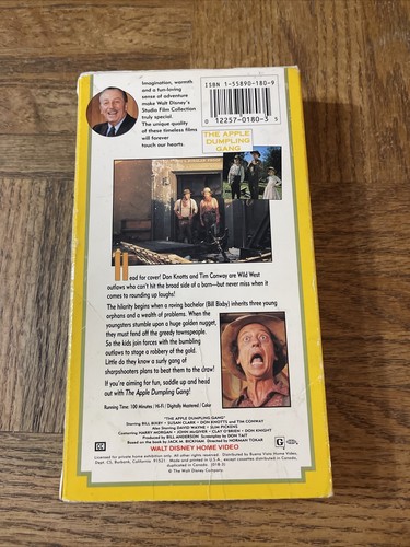 Disney The Apple Dumpling Gang VHS - Picture 3 of 4