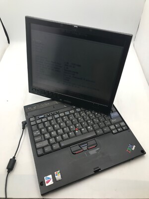 VINTAGE IBM X41 12'' Tablet Intel Pentium M 1.5 Gb RAM No HDD No BATT-MZ