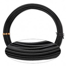 45 Feet Black Anodized Aluminum Wire 2MM Round 12 Gauge