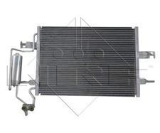 Condenser, air conditioning easy fit NRF 35599 for Opel Meriva